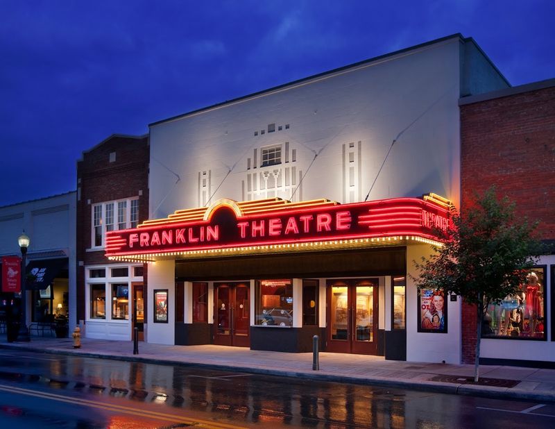 The Franklin Theatre Still Lights Up Main Street The Franklin Theatre Still Lights Up Main Street