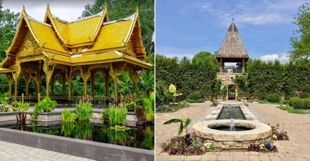 The Golden Pavilion At This Wisconsin Garden Crossed An Ocean From Thailand
