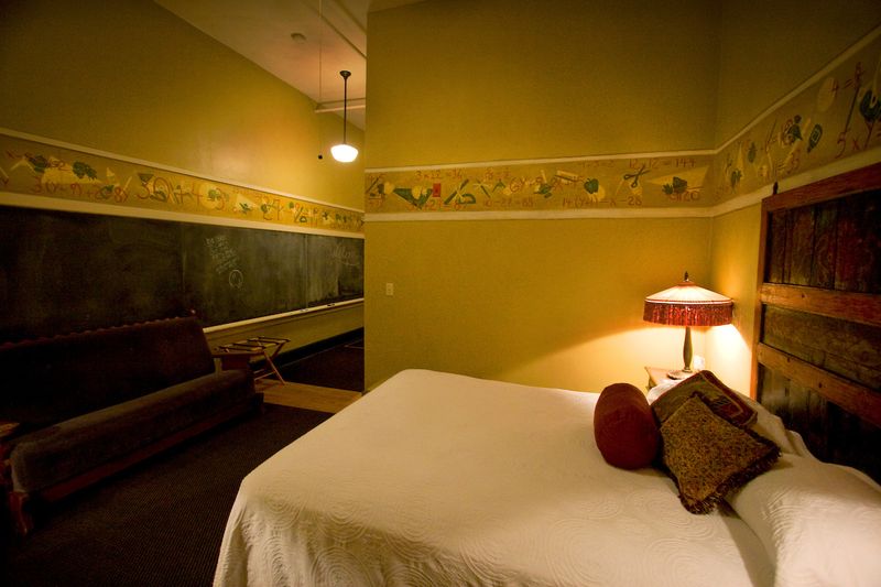 The Hotel Rooms: Sleeping in a Former Classroom The Hotel Rooms: Sleeping in a Former Classroom