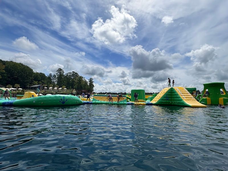 The Inflatable Obstacle Course on the Water
