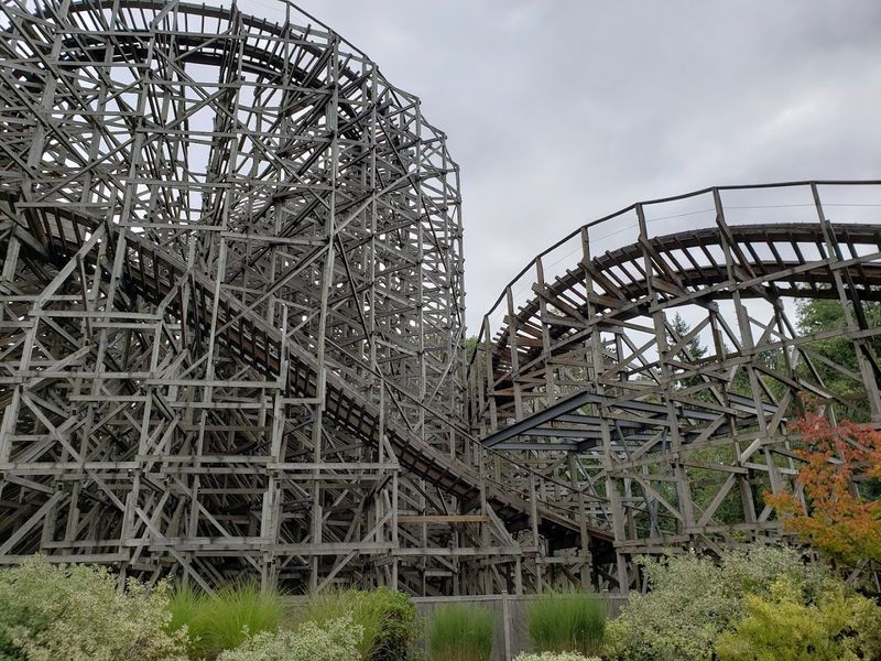 The Legendary Wooden Roller Coaster The Legendary Wooden Roller Coaster