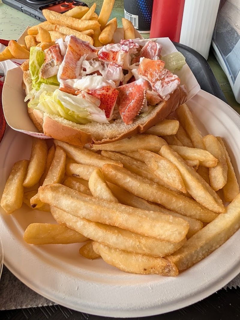 The Lobster Roll at Wood's Seafood on the Waterfront The Lobster Roll at Wood's Seafood on the Waterfront