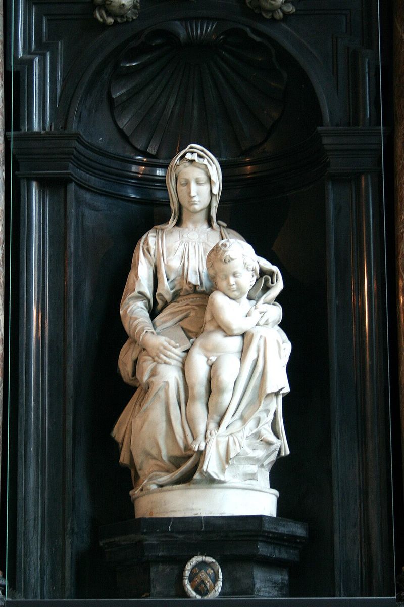 The Madonna of Bruges by Michelangelo The Madonna of Bruges by Michelangelo