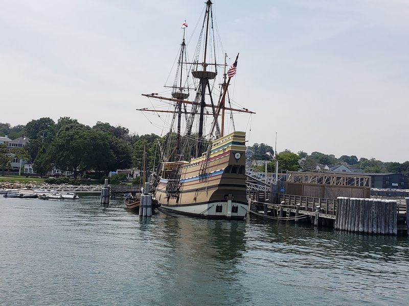 The Mayflower II From the Water The Mayflower II From the Water