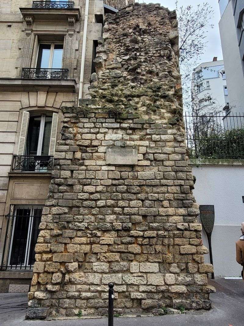 The Medieval Wall on Rue Clovis The Medieval Wall on Rue Clovis