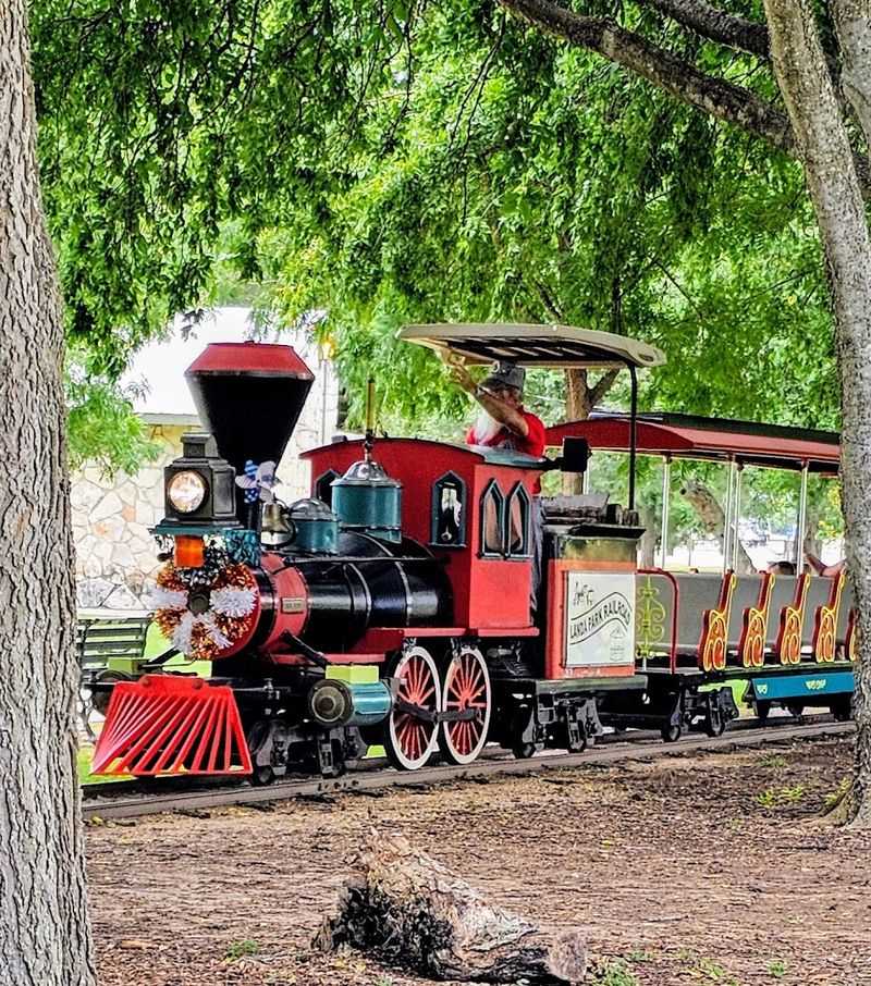 The Miniature Train Ride Through the Park