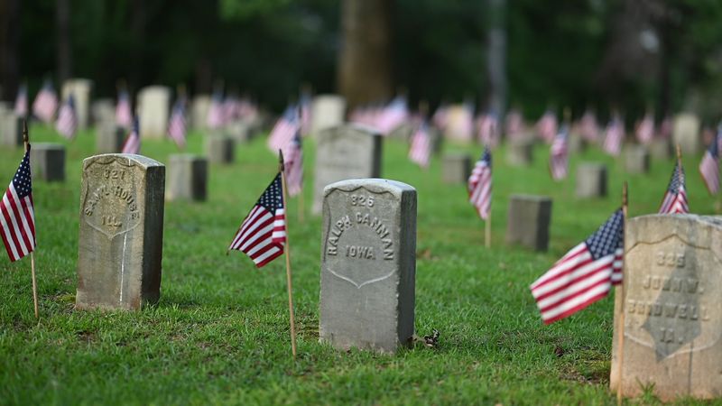 The National Cemetery on the Grounds The National Cemetery on the Grounds