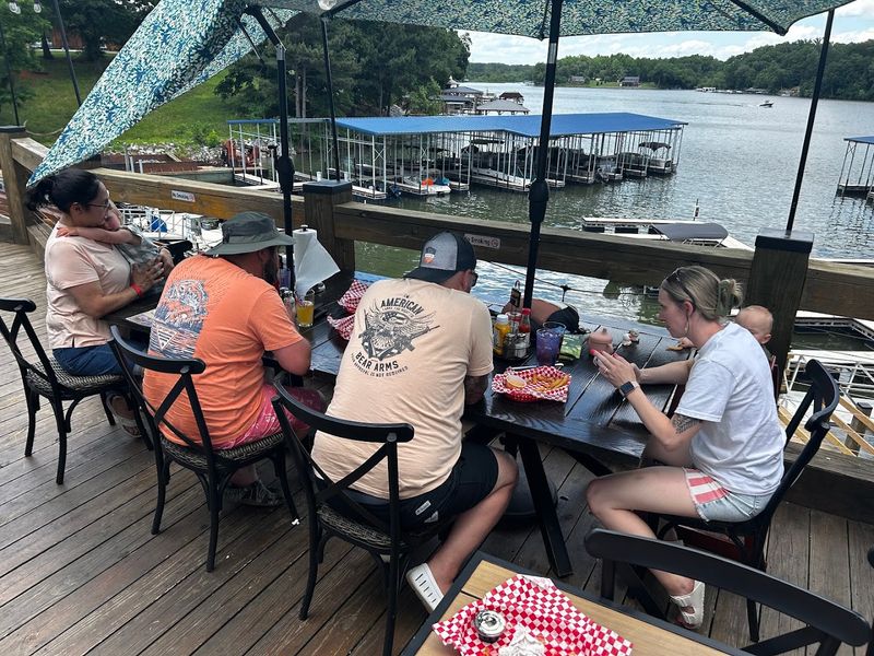 The Outdoor Deck: A Front-Row Seat to Lake Norman