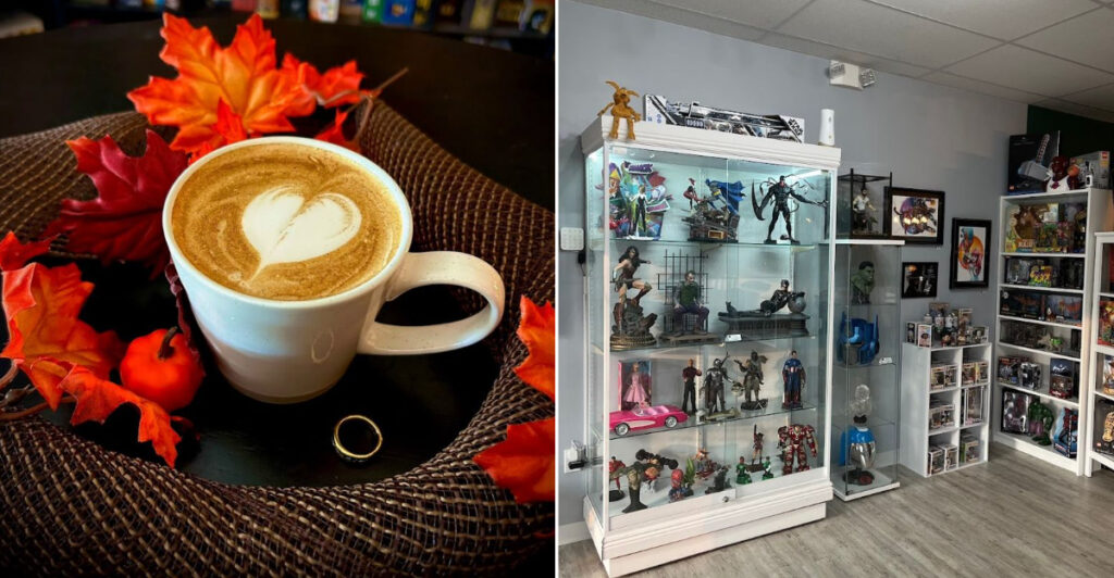 The Quirky Local Venue That Mixes Coffee, Collectibles, and Community