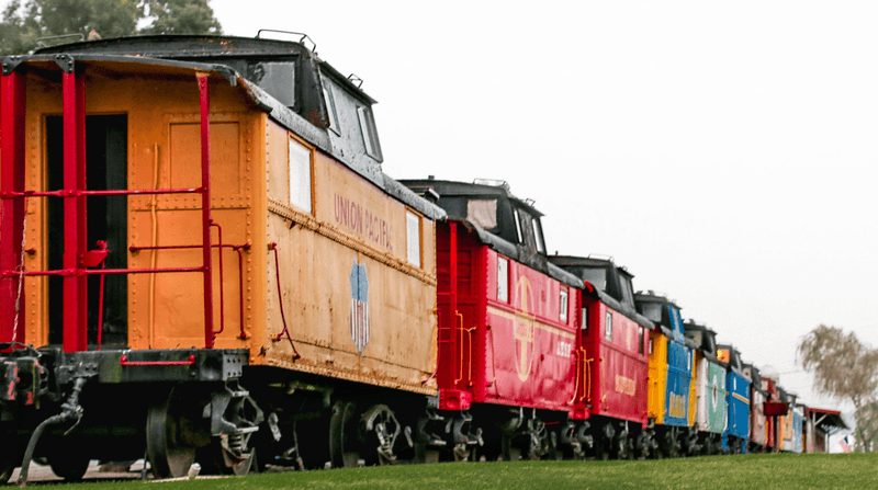 The Red Caboose Motel, Ronks, Pennsylvania