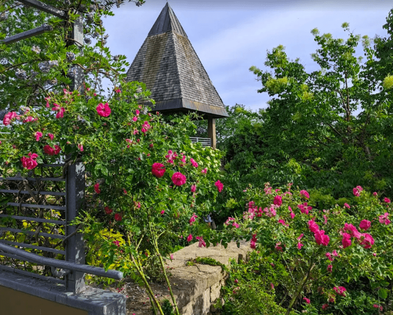 The Rose Garden and Its Place in the Layout The Rose Garden and Its Place in the Layout