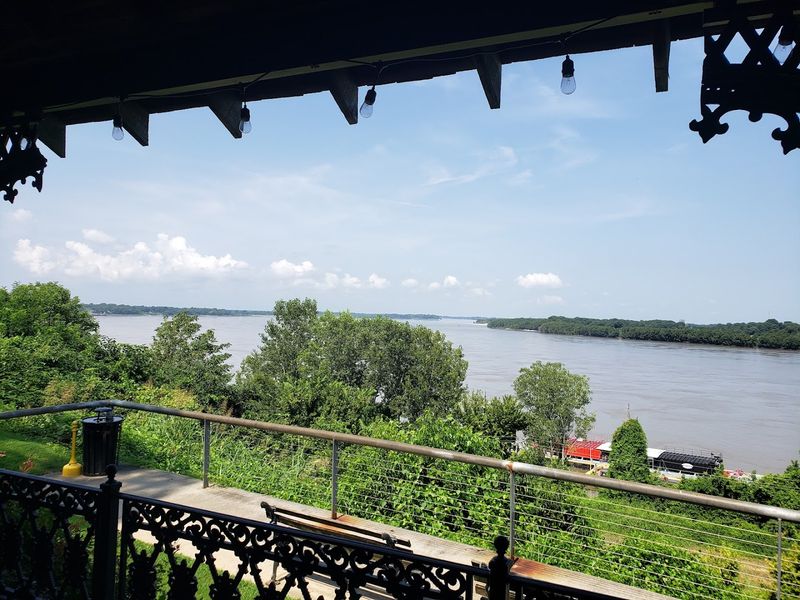 The Sculpture Garden With a River View