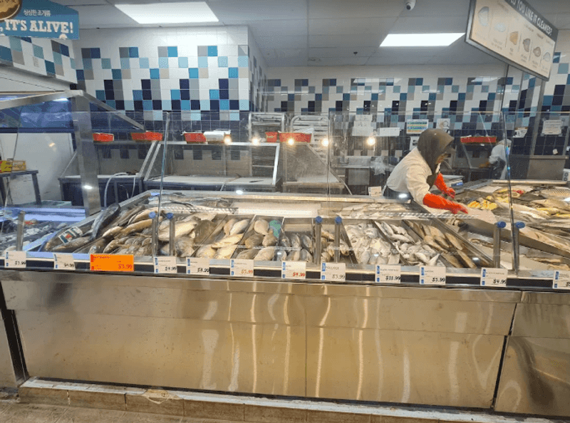 The Seafood Section Is a Serious Operation The Seafood Section Is a Serious Operation