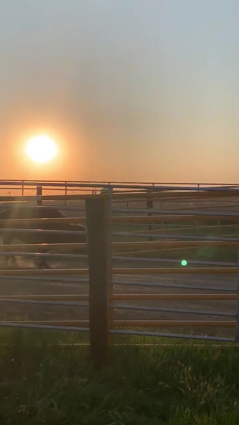 The Sunsets That Give the Ranch Its Name
