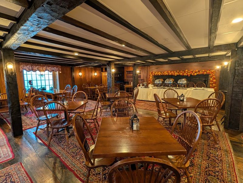The Tavern with Exposed Beams and Wood Floors