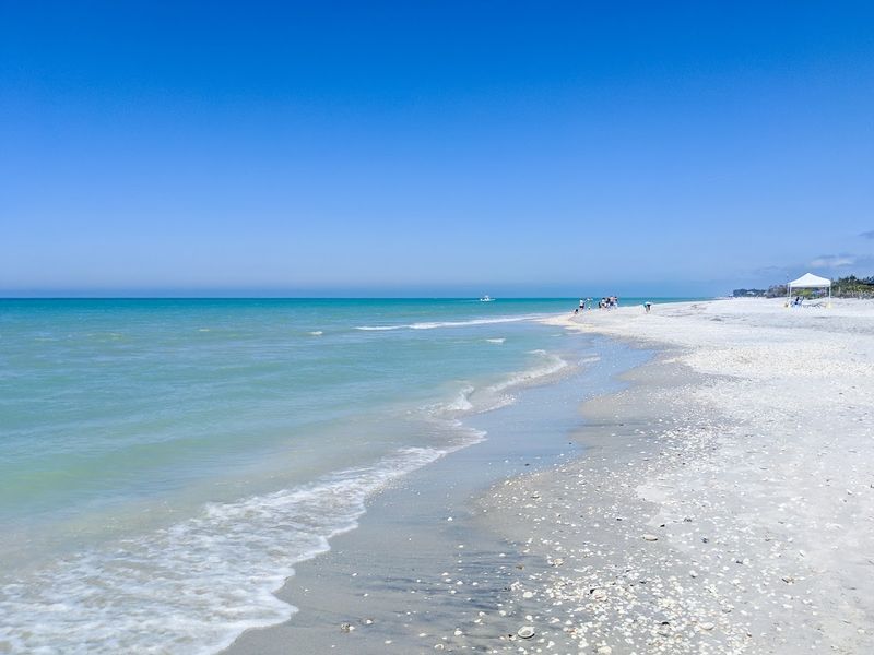 The White-Sand Beach That Stretches for Miles