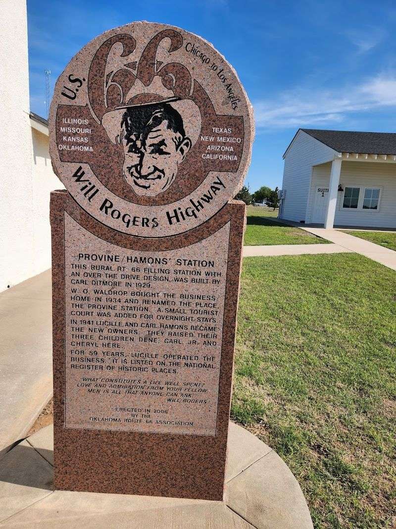 The Will Rogers Highway Marker The Will Rogers Highway Marker