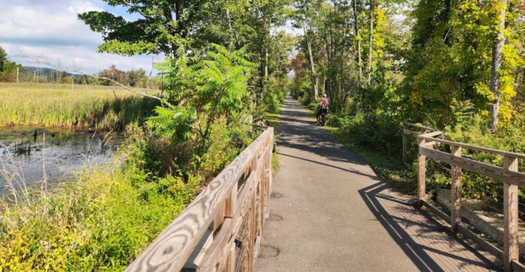 This 26-Mile New York Trail Turns An Old Railroad Into A Country Escape
