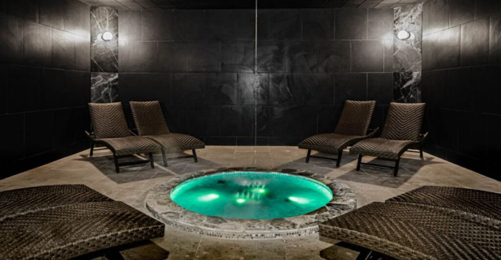 This Alexandria, Virginia Spa Resort Has Soaking Pools, Saunas, And An Adults-Only Escape