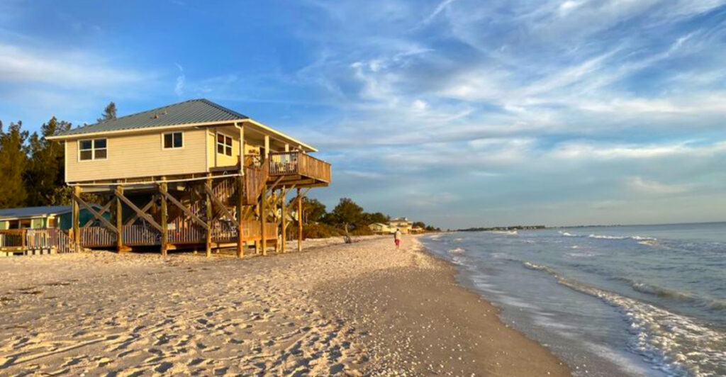 This Car-Free Florida Island Is Famous for White-Sand Beaches and Golf Carts
