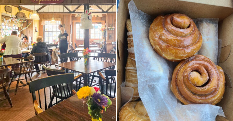 This Cozy New Jersey Bakery Is Hiding Some Of The Biggest Cinnamon Rolls Around