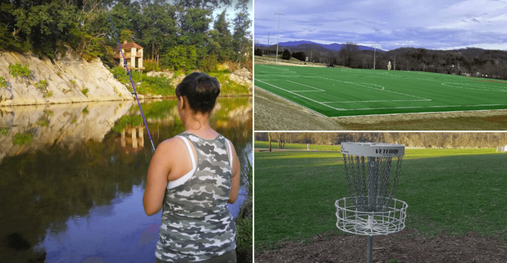 This East Tennessee Park Combines Fishing, Ballfields And An 18-Hole Disc Golf Course