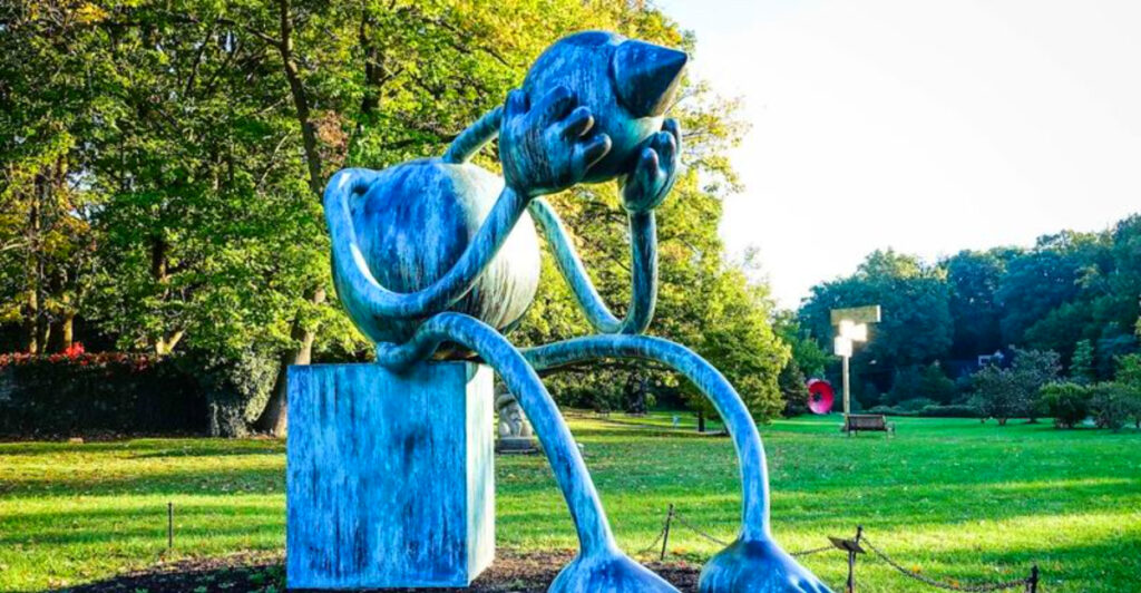 This Hidden Delaware Sculpture Garden Has a 13-Foot Bronze Giant, a Stone Labyrinth, and 20 Incredible Outdoor Artworks