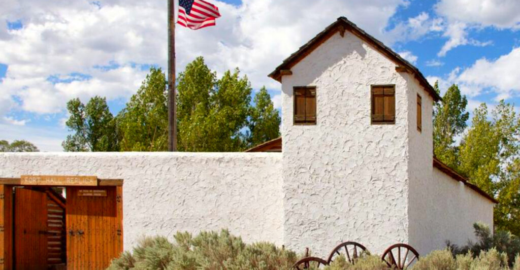 This Hidden Idaho History Complex Brings the Oregon Trail, Fort Hall, and a Railroad Town to Life