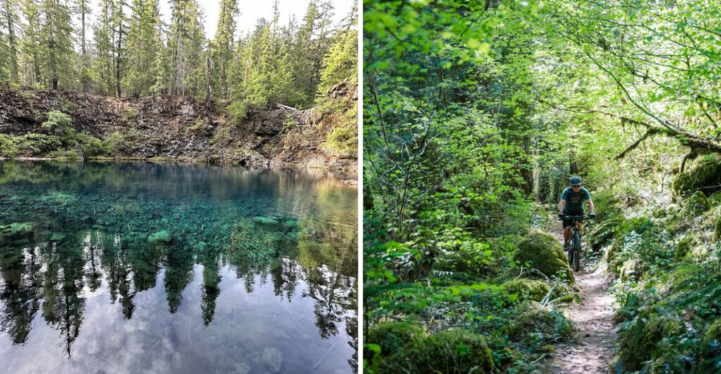 This Hidden Trail in Oregon Leads Straight to Turquoise Water and Waterfalls