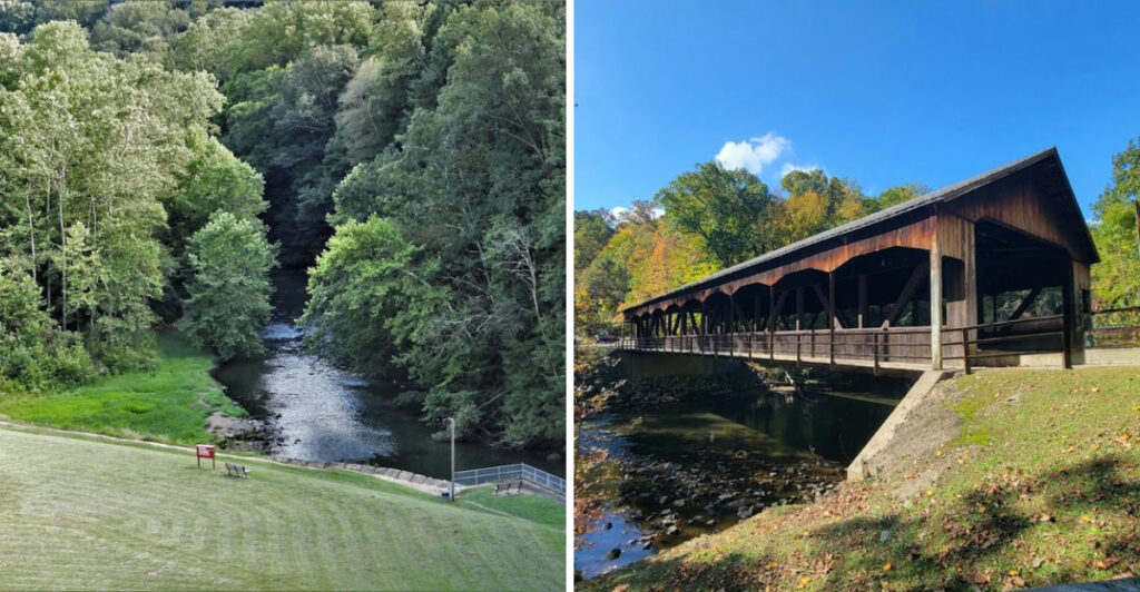 This Historic Ohio Covered Bridge Has Been Standing Since the Civil War Era