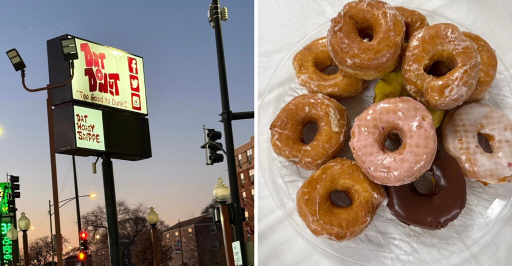 This Illinois Donut Shop in Chicago Is Famous for a Glazed Donut Measuring Seven Inches Across