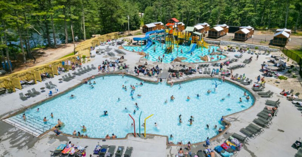 This Massachusetts Campground Hides A Full Family Water Playground