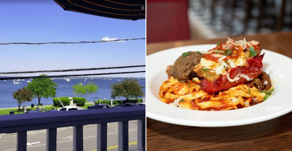 This Massachusetts Waterfront Restaurant Pairs Italian Comfort Food With Plymouth Views