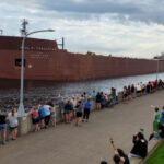 This Minnesota Lakewalk Lets You Watch Giant Freighters Pass Just Steps Away
