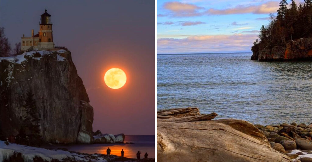 This Minnesota Lighthouse Stands 130 Feet Above the Shores of Lake Superior