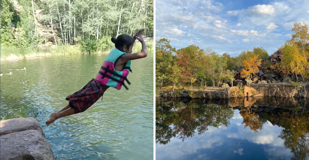 This Minnesota Park Has Crystal-Clear Quarry Lakes You Can Swim In