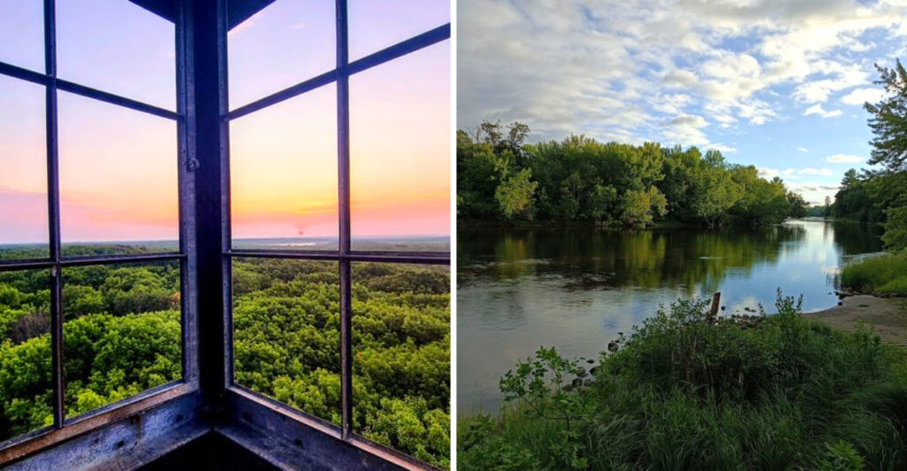This Minnesota State Park Lets You Climb A Historic Fire Tower And Canoe Two Wild Rivers