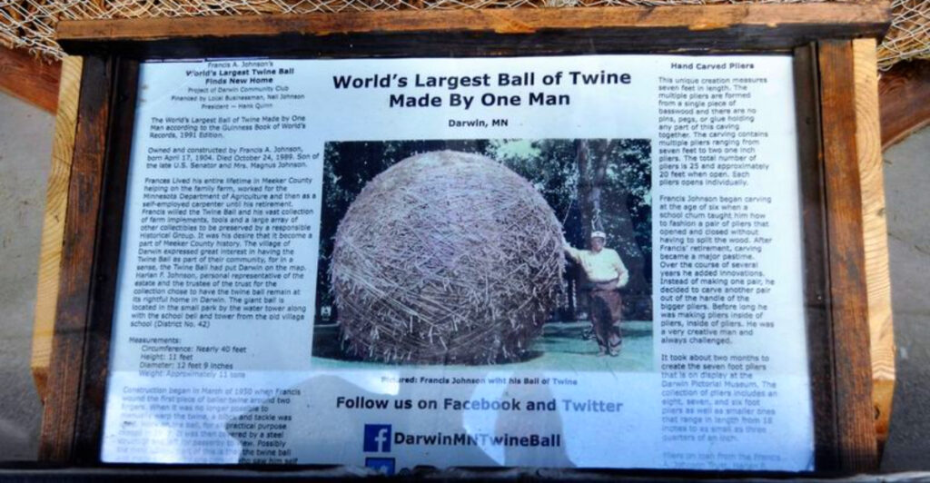 This Minnesota Town Is Home To The World’s Largest Ball Of Twine Built By One Man