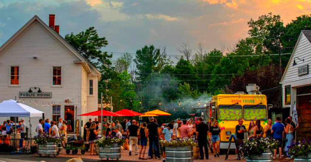 This New Hampshire Public House Has Food Trucks, Craft Drinks, and the Region’s Largest Food Truck Park