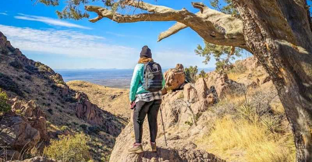 This New Mexico Trail Climbs Through Desert Rock to a Shallow Cave