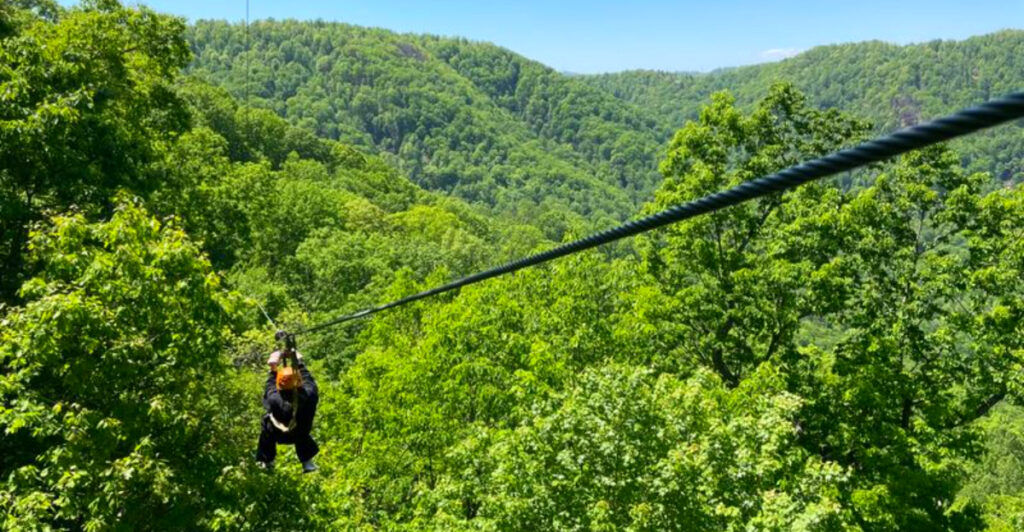 This North Carolina Adventure Lets You Zip 1,100 Vertical Feet Down America’s Steepest Canopy Course