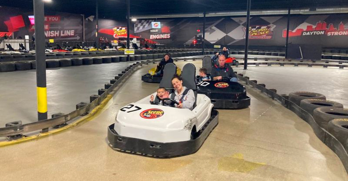 This Ohio Entertainment Center Has One of the State’s Biggest Indoor Go-Kart Tracks