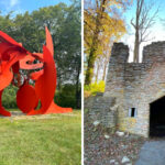 This Ohio Sculpture Park Lets You Drive Past Giant Works of Art on Rolling Hills