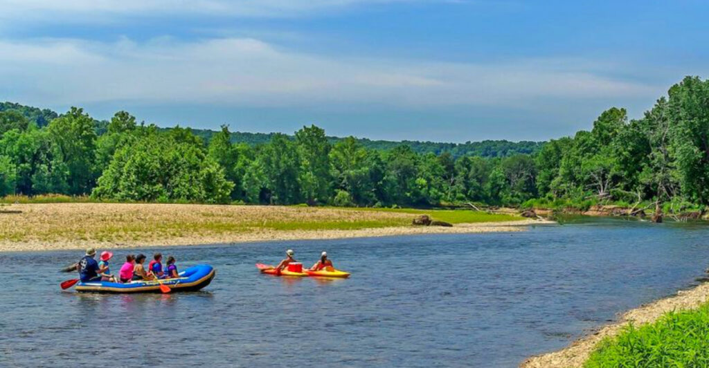 This Oklahoma River Is Famous for Crystal-Clear Float Trips Through the Ozarks