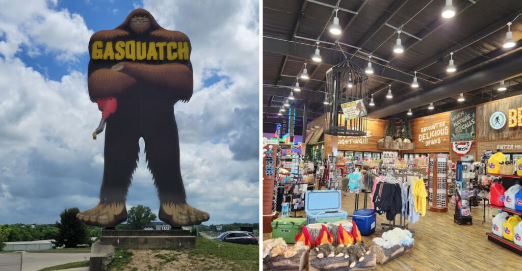 This Oklahoma Roadside Stop Has a 30-Foot Sasquatch, Burgers, and Classic Cars