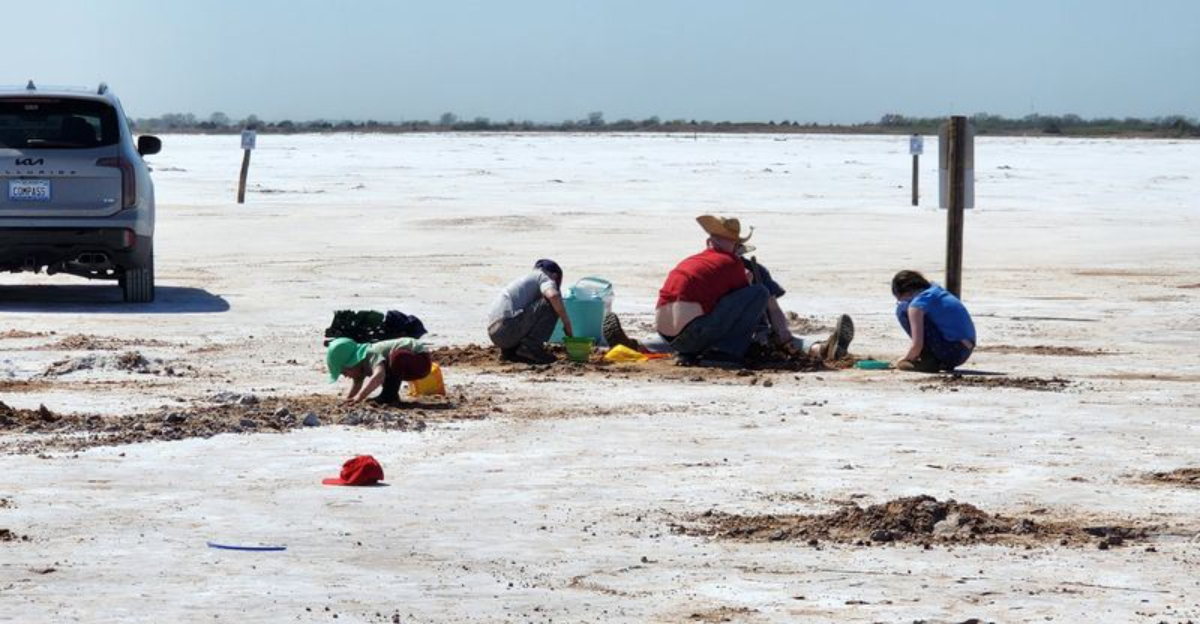 This Oklahoma Salt Flat Lets Visitors Dig for Hourglass-Shaped Crystals Left Behind by a Prehistoric Ocean