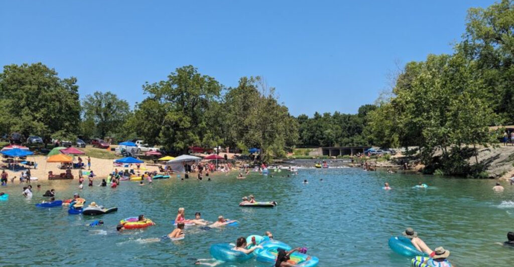 This Oklahoma Swimming Hole Near Salina Draws Families With Cold, Clear Water, Shallow Wading Areas, and Creekside Camping