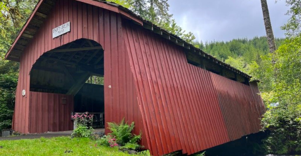 This Oregon Covered Bridge Offers One of the State’s Most Scenic Strolls