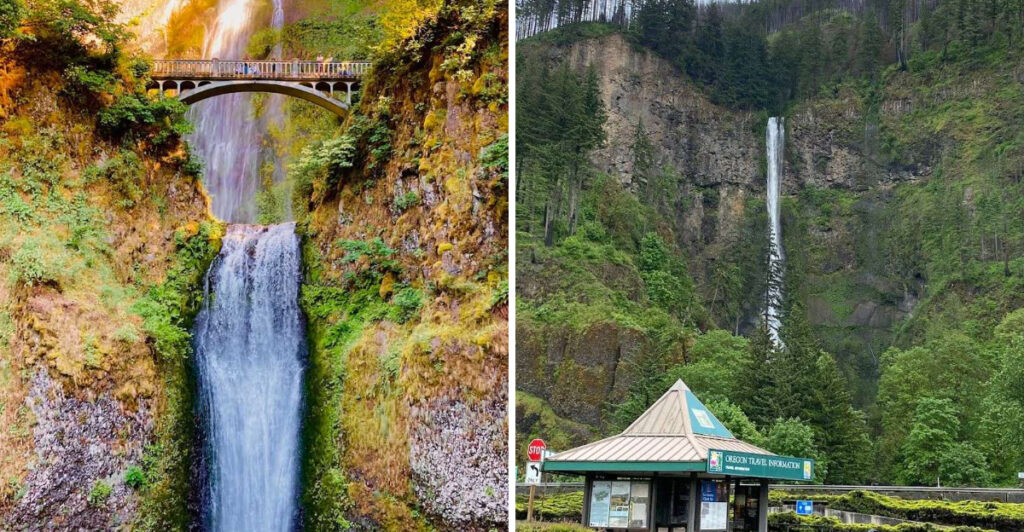 This Oregon Waterfall Drops 620 Feet Across Six Layers of Volcanic Rock Formed Over 400,000 Years