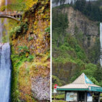 This Oregon Waterfall Drops 620 Feet Across Six Layers of Volcanic Rock Formed Over 400,000 Years